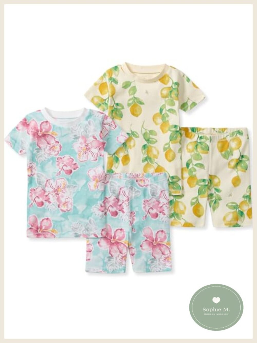 Organic Cotton Short Sleeve & Shorts PJ Set, 2-PC, Kids, Toddler, Sleepwear